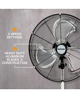 Hurricane Pro Series 20 Inch High Velocity Oscillating Pedestal Stand Fan