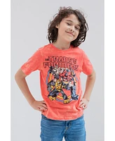 Transformers Boys Optimus Prime Bumblebee Megatron 2 Pack T-Shirts to