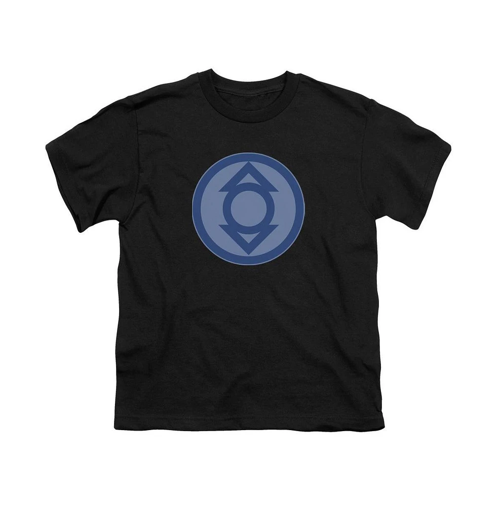 Green Lantern Boys Indigo Symbol Short Sleeve Tee / T-Shirt