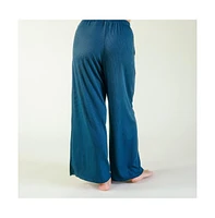 Poplinen Plus Size Hedy Ribbed Modal Lounge Pant
