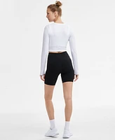 Id Ideology Women's Soft 7" Bike Shorts, Exclusively at Macy's