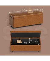 gaomon Storage Ottoman Bench