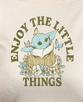 Hybrid Apparel Plus Star Wars Mandalorian Enjoy The Little Things Graphic Pullover Top