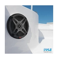 Pyle 6.5" Waterproof Rated Marine Speakers with Wireless Rf Streaming Support (Supplemental Speakers for Model: 'PLMRF65MB')