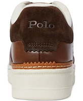 Polo Ralph Lauren Men's Masters Court Burnished Leather Sneaker