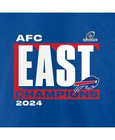 Fanatics Men's Royal Buffalo Bills 2024 Afc East Division Champions Conquer T-Shirt