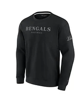 Fanatics Men's and Women's Black Cincinnati Bengals Elements Unlimited Fleece Pullover Sweatshirt