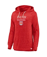 Fanatics Women's Red New York Bulls Faded Script Pullover Hoodie