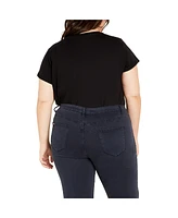 City Chic Plus Size Classic Buttons Jean