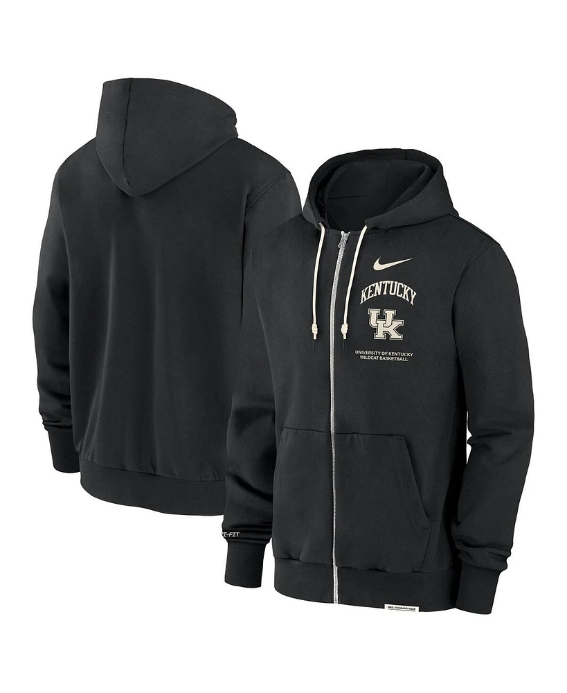 Nike Men's Black Kentucky Wildcats On-Court Performance Full-Zip Hoodie