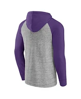 Fanatics Men's Steel Orlando City Sc Deflection Raglan Pullover Hoodie