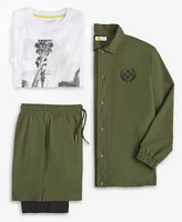 Epic Threads Little Big Boys Pickleball Club Coach Jacket Los Angeles Graphic T Shirt Layered Look Shorts Exclusively At Macys