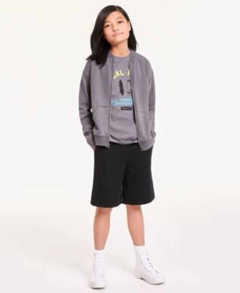 Epic Threads Boys Washed Jacket Long Sleeve Park Graphic T Shirt Bermuda Shorts Exclusively At Macys