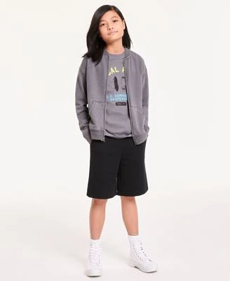 Epic Threads Boys Washed Jacket Long Sleeve Park Graphic T Shirt Bermuda Shorts Exclusively At Macys