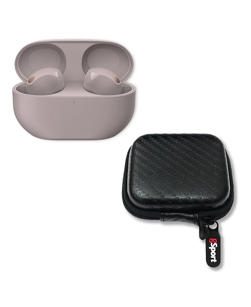 Sony Wf-1000XM5 Wireless Noise Cancelling In-Ear Headphone Bundle with gSport Hardshell Case