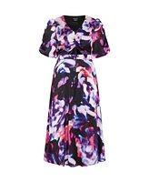 City Chic Plus Cammy Print Dress