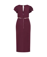 City Chic Plus Enya Maxi Dress