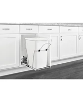 Rev-a-Shelf Pullout Trash Can 35 qt. for Kitchen Cabinets, Rv-12KD-11C S