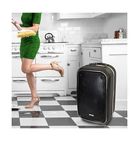 Pyle Bluetooth Pa Loudspeaker Portable Stereo System with Karaoke, MP3/Usb/Sd/Fm, and Rechargeable Battery