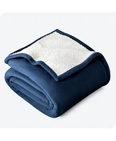 Bare Home Fleece Sherpa Twin/Twin Xl Blanket