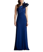 Tadashi Shoji Women's Korra One-Shoulder Contrast Gown