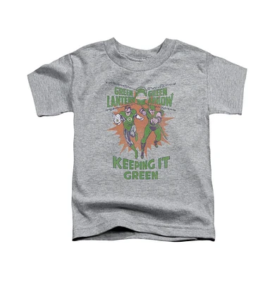 Green Lantern Toddler Girls Baby-Girls Keeping It Short Sleeve Tee / T-Shirt