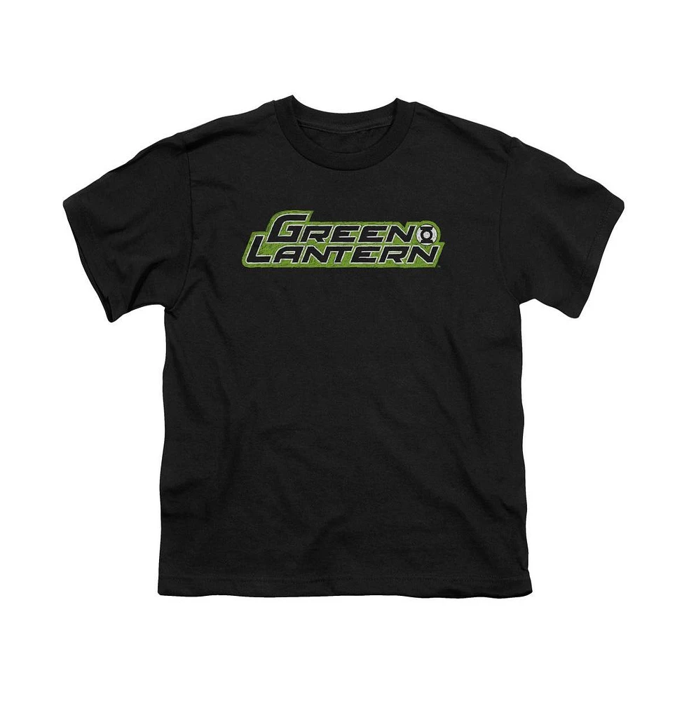 Green Lantern Boys Scribble Title Short Sleeve Tee / T-Shirt