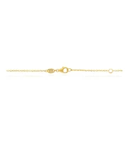 The Lovery Mini Mother of Pearl and Gold Clover Necklace 14K Gold