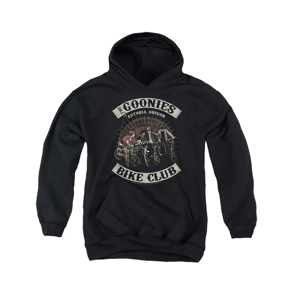 The Goonies Boys Youth Bike Club Pull Over Hoodie / Hooded Sweatshirt