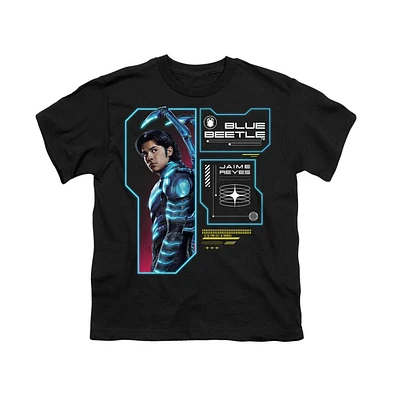 Blue Beetle Boys Data Read Out Short Sleeve Tee / T-Shirt