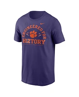 Nike Men's Purple Clemson Tigers 2024 College Football Playoff Engineered for History T-Shirt