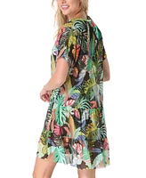 Coco Reef Women's Encourage Printed Cover-Up Dress