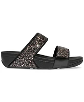 FitFlop Women's Lulu Multi-Tonal Glitter Wedge Sandals