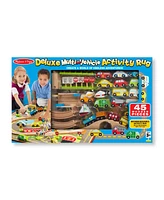 Melissa and Doug Deluxe Multi Vehicle Activity Rug Play Set