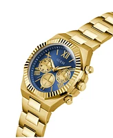 Guess Men's Multi-Function Gold Tone Steel Watch, 44mm