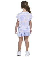 adidas Toddler & Little Girls Printed T-Shirt French Terry Skort Set