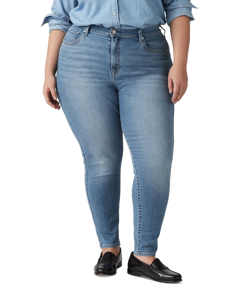 Levi's Plus 721 High-Rise Skinny Jeans, Exclusively at Macys