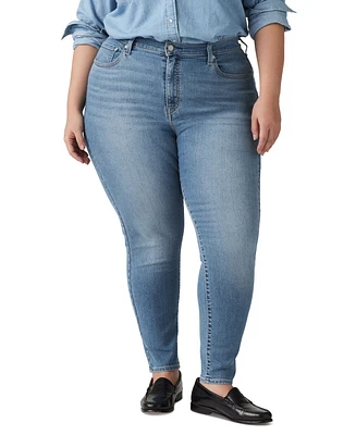 Levi's Plus 721 High-Rise Skinny Jeans, Exclusively at Macys