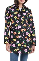kate spade new york Women's A-Line Printed Trench Coat