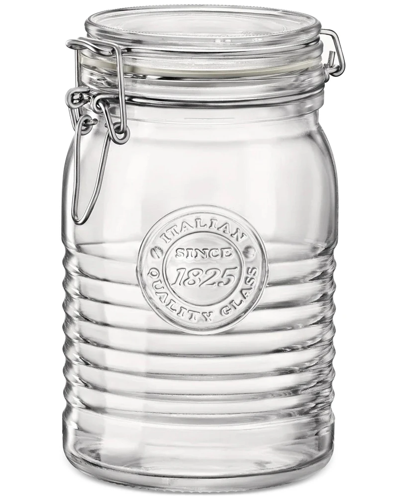 Bormioli Rocco Officina 1825 17-Oz. Swing-Top Glass Jar, Set of 6