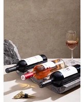 Gauri Kohli Georgia Wine Bottle Holder -Brown Onyx