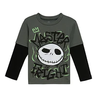 Nightmare Before Christmas Toddler Boys Disney Mickey Mouse T-Shirt and Fleece Pants