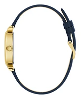 Guess Women's Analog Genuine Leather Watch