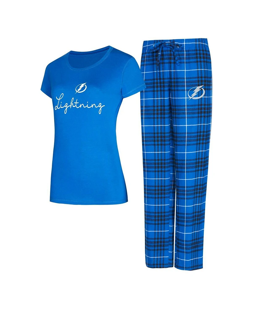 Concepts Sport Women's Tampa Bay Lightning Vector T-Shirt Pants Sleep Set