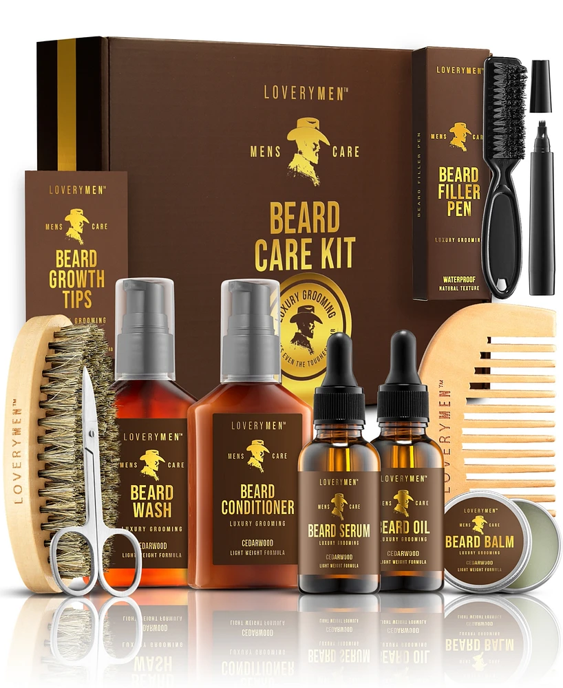 Lovery 9-Pc. LoveryMen Beard Care Gift Set