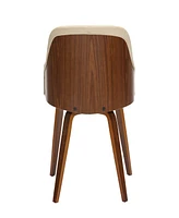 Lumisource 31" Wood Bacci Mid-Century Modern Dining Accent Chair