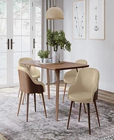 Lumisource 31" Wood Bacci Mid-Century Modern Dining Accent Chair