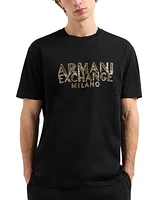 rmani Exchange Men's Stud Logo T-Shirt