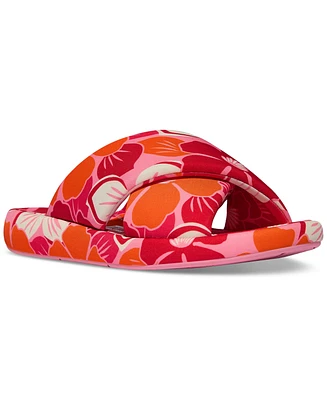 FitFlop Women's iQushion D-Luxe Padded Cross Slides