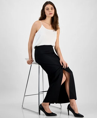 Bar Iii Women's Crepe Maxi Skirt, Exclusively at Macy's